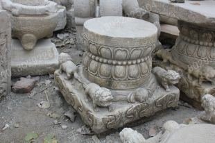 Archaize stone carving MenDun/Archaize sculpture/Archaize white marble sculpture - MD446