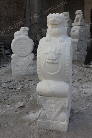Archaize stone carving MenDun/Archaize sculpture/Archaize white marble sculpture - MD451