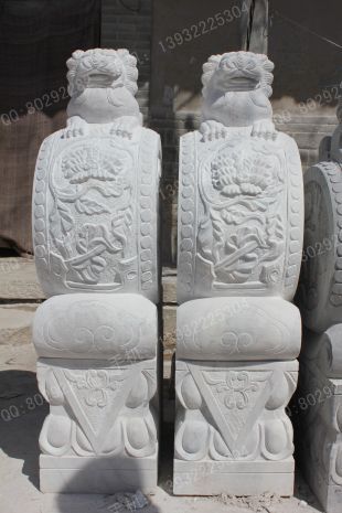Archaize stone carving MenDun/Archaize sculpture/Archaize white marble sculpture - MD457