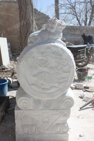 Archaize stone carving MenDun/Archaize sculpture/Archaize white marble sculpture - MD460