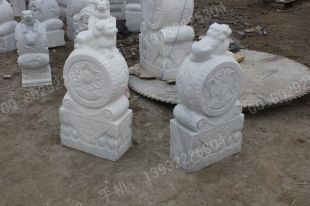 Archaize stone carving MenDun/Archaize sculpture/Archaize white marble sculpture - MD465