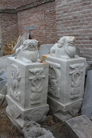 Archaize stone carving MenDun/Archaize sculpture/Archaize white marble sculpture - MD472