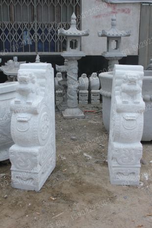 Archaize stone carving MenDun/Archaize sculpture/Archaize white marble sculpture - MD476