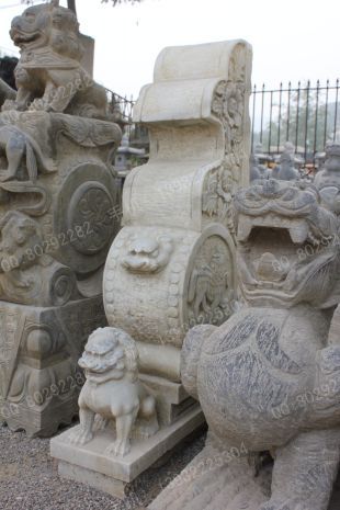 Archaize stone carving MenDun/Archaize sculpture/Archaize white marble sculpture - MD483