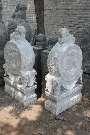 Archaize stone carving MenDun/Archaize sculpture/Archaize white marble sculpture - MD485