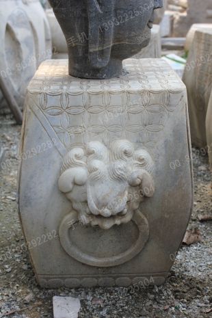 Archaize stone carving MenDun/Archaize sculpture/Archaize white marble sculpture - MD487