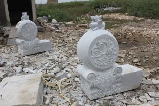Archaize stone carving MenDun/Archaize sculpture/Archaize white marble sculpture - MD488