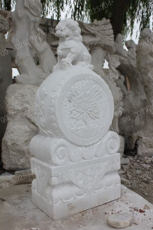 Archaize stone carving MenDun/Archaize sculpture/Archaize white marble sculpture - MD491