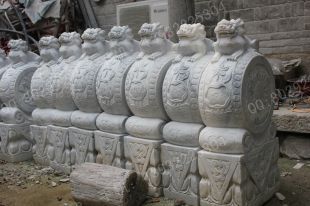Archaize stone carving MenDun/Archaize sculpture/Archaize white marble sculpture - MD492