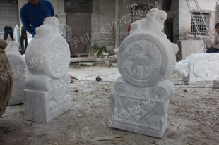Archaize stone carving MenDun/Archaize sculpture/Archaize white marble sculpture - MD494