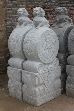 Archaize stone carving MenDun/Archaize sculpture/Archaize white marble sculpture - MD495