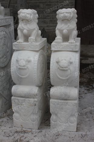 Archaize stone carving MenDun/Archaize sculpture/Archaize white marble sculpture - MD499