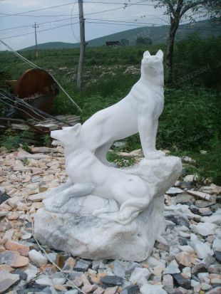 animal sculpture, stone animal sculpture, marble animal sculpture DW183