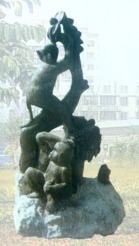 animal sculpture, stone animal sculpture, marble animal sculpture DW193