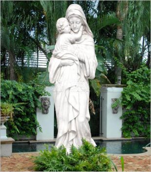 European statue, stone carving statue, white marble statue, stone statue, marble statue, European sculpture, sculpture statue - ST011
