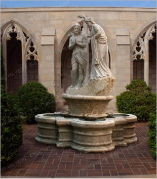 European statue, stone carving statue, white marble statue, stone statue, marble statue, European sculpture, sculpture statue - ST009