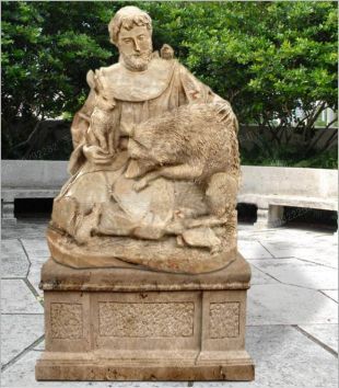European statue, stone carving statue, white marble statue, stone statue, marble statue, European sculpture, sculpture statue - ST015