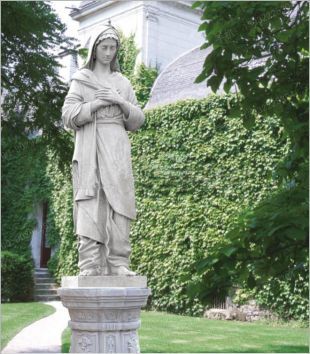 European statue, stone carving statue, white marble statue, stone statue, marble statue, European sculpture, sculpture statue - ST016