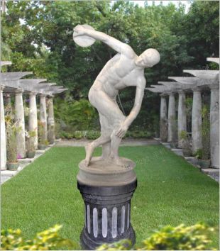 European statue, stone carving statue, white marble statue, stone statue, marble statue, European sculpture, sculpture statue - ST026