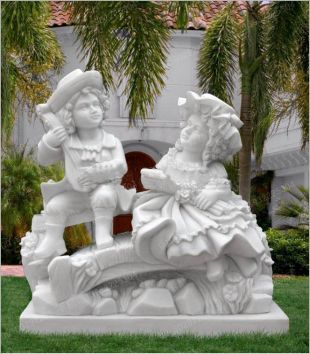European statue, stone carving statue, white marble statue,children's statue, child statue, marble statue, European sculpture statue --ET001