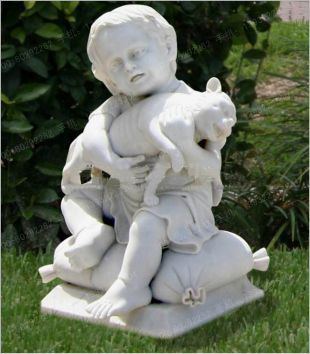 European statue, stone carving statue, white marble statue,children's statue, child statue, marble statue, European sculpture statue --ET023
