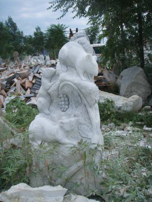 animal sculpture, stone animal sculpture, marble animal sculpture DW223