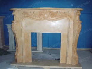 Stone mantel,european fireplace,marble fireplace,marble mantel -BL934