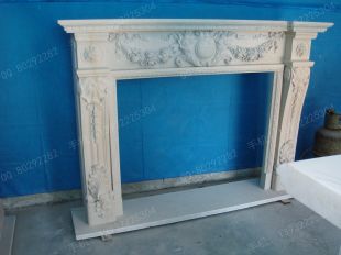 Stone mantel,european fireplace,marble fireplace,marble mantel -BL939