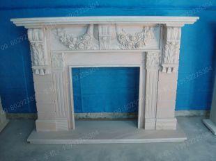Stone mantel,european fireplace,marble fireplace,marble mantel -BL940