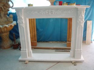 Stone mantel,european fireplace,marble fireplace,marble mantel -BL942