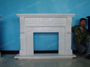 Stone mantel,european fireplace,marble fireplace,marble mantel -BL948