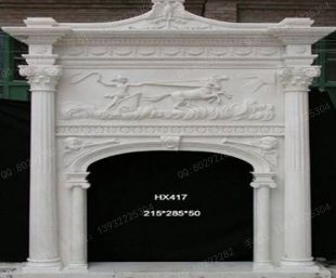 Stone mantel,european fireplace,marble fireplace,marble mantel -BL1068