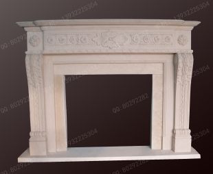 Stone mantel,european fireplace,marble fireplace,marble mantel -BL1073