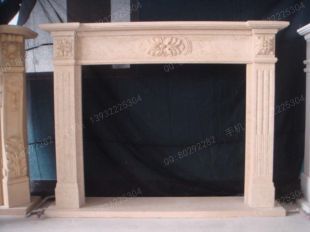 Stone mantel,european fireplace,marble fireplace,marble mantel -BL1079
