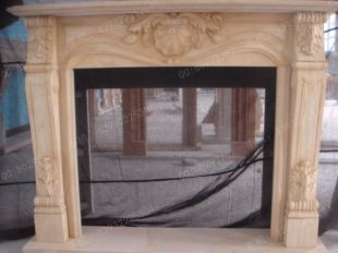 Stone mantel,european fireplace,marble fireplace,marble mantel -BL1078