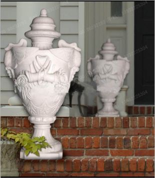 European flowerpot, stone flowerpot, landscape flowerpot, flowerpot pictures, white marble flowerpot, sandstone flowerpot, granite flowerpot, European stone carving flowerpot -- HP009