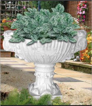 European flowerpot, stone flowerpot, landscape flowerpot, flowerpot pictures, white marble flowerpot, sandstone flowerpot, granite flowerpot, European stone carving flowerpot -- HP023