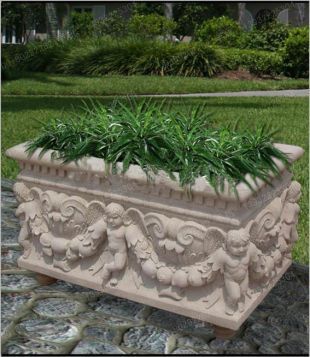 European flowerpot, stone flowerpot, landscape flowerpot, flowerpot pictures, white marble flowerpot, sandstone flowerpot, granite flowerpot, European stone carving flowerpot -- HP025