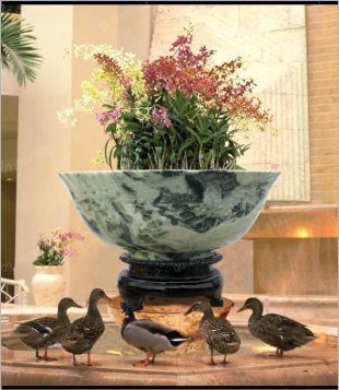 European flowerpot, stone flowerpot, landscape flowerpot, flowerpot pictures, white marble flowerpot, sandstone flowerpot, granite flowerpot, European stone carving flowerpot -- HP036