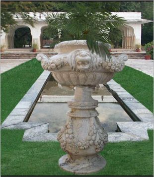 European flowerpot, stone flowerpot, landscape flowerpot, flowerpot pictures, white marble flowerpot, sandstone flowerpot, granite flowerpot, European stone carving flowerpot -- HP043