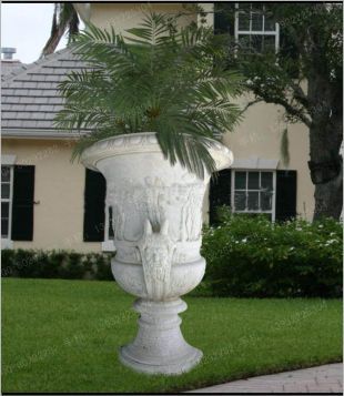 European flowerpot, stone flowerpot, landscape flowerpot, flowerpot pictures, white marble flowerpot, sandstone flowerpot, granite flowerpot, European stone carving flowerpot -- HP051