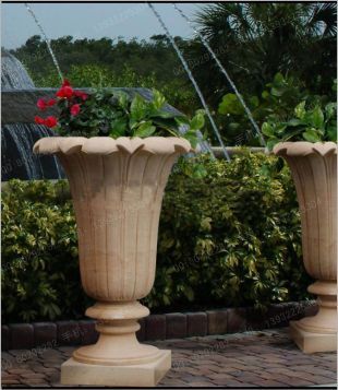 European flowerpot, stone flowerpot, landscape flowerpot, flowerpot pictures, white marble flowerpot, sandstone flowerpot, granite flowerpot, European stone carving flowerpot -- HP057