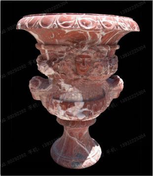 European flowerpot, stone flowerpot, landscape flowerpot, flowerpot pictures, white marble flowerpot, sandstone flowerpot, granite flowerpot, European stone carving flowerpot -- HP061