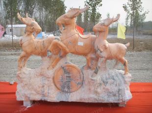 animal sculpture, stone animal sculpture, marble animal sculpture DW258