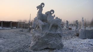 animal sculpture, stone animal sculpture, marble animal sculpture DW259