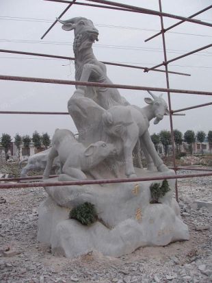 animal sculpture, stone animal sculpture, marble animal sculpture DW260