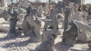 animal sculpture, stone animal sculpture, marble animal sculpture DW275