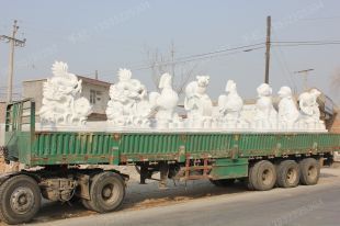 animal sculpture, stone animal sculpture, marble animal sculpture DW284
