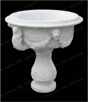 European flowerpot, stone flowerpot, landscape flowerpot, flowerpot pictures, white marble flowerpot, sandstone flowerpot, granite flowerpot, European stone carving flowerpot -- HP072