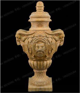 European flowerpot, stone flowerpot, landscape flowerpot, flowerpot pictures, white marble flowerpot, sandstone flowerpot, granite flowerpot, European stone carving flowerpot -- HP075
